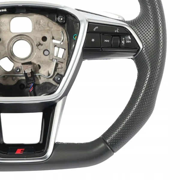 Volant Audi A6 C8 S-Line OEM 4K0419091BE Cuir Noir image 5