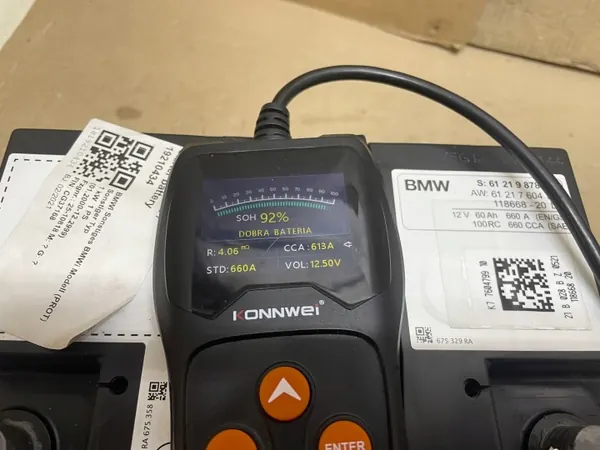 AGM-akku OEM 9878489 12V 60Ah BMW:lle image 6