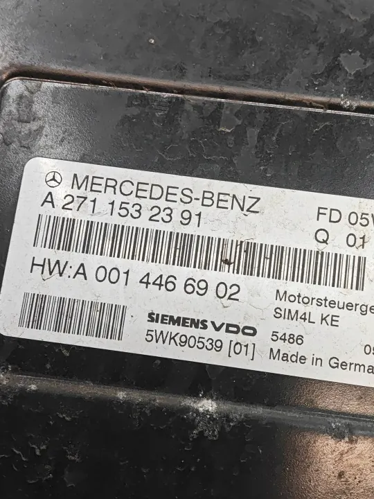Unidad de Control del Motor ECU OEM A2711532391 Mercedes image 4