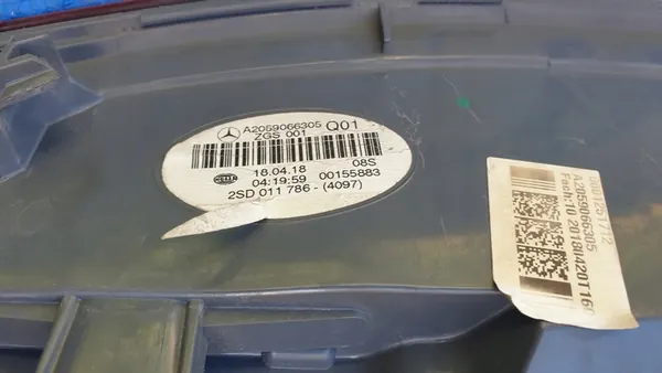 Linker achterlicht MERCEDES C-Class Coupe C205 image 4