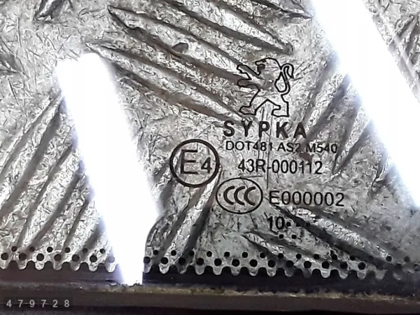 Peugeot 508 Türscheibe OEM e443r000112 - Gebraucht image 4