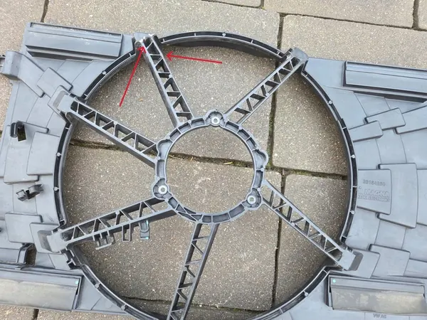 VW Audi Skoda Seat Fläktkåpa 5Q0121205S 5Q0121207AG image 4