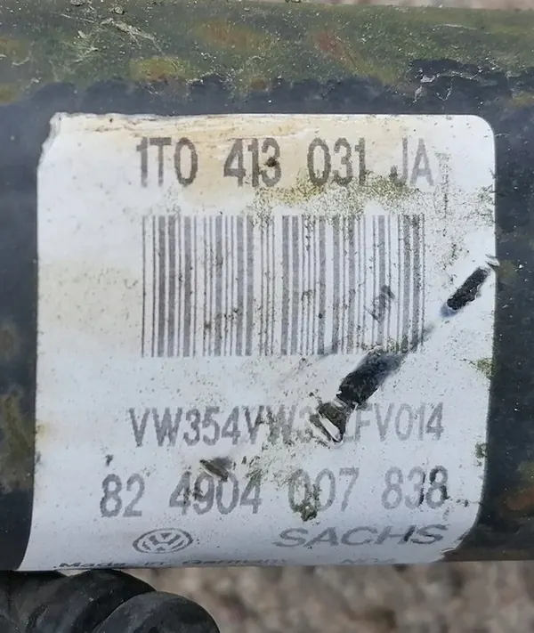 VOLKSWAGEN SCIROCCO 08-17 2.0 TFSI Ammortizzatore Destro Anteriore 1T0413031JA image 2