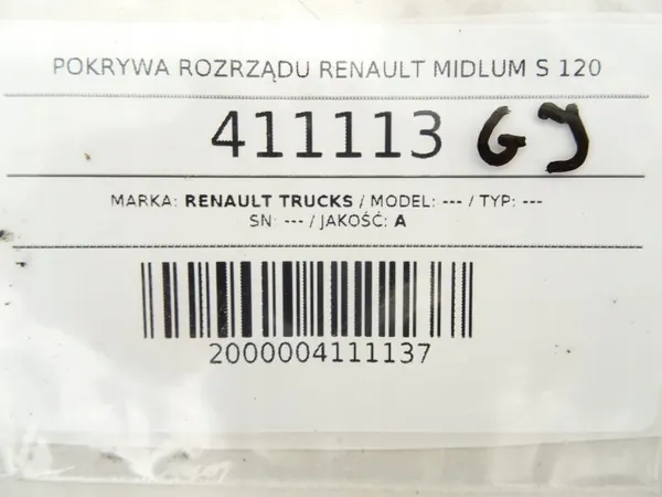 Distributiedeksel OEM 3716M07 Renault Midlum S120 image 5
