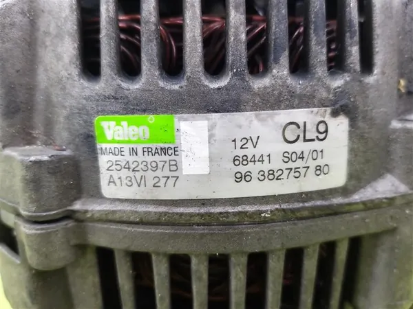 Vaihtovirtageneraattori Citroen C5 I 2.0 16V 2001-2004 OEM 9638275780 image 5