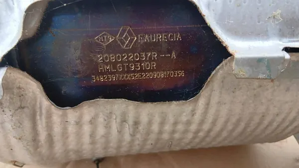 DACIA RENAULT NISSAN CATALYTIC CONVERTER 1.5 dCI 208022037R image 5