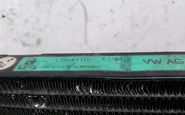 Ilmastointijäähdytin AUDI A3 1.9L diesel 2003 OEM 1J0820411D image 2