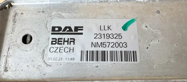 Intercooler DAF XF XG XG+ 2291926 2319325 image 2