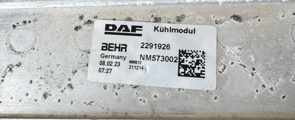 Intercooler DAF XF XG XG+ 2291926 2319325 image 3