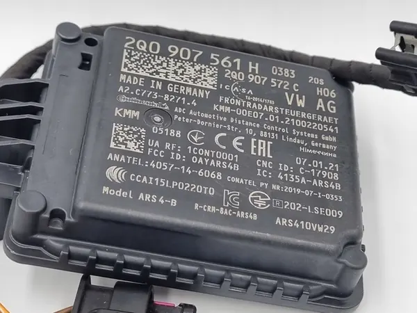 SENSOR RADAR ACC DISTRONIC VW 2Q0907561H image 2