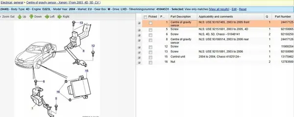 Sensor de nível Saab 9-3 2002 image 4