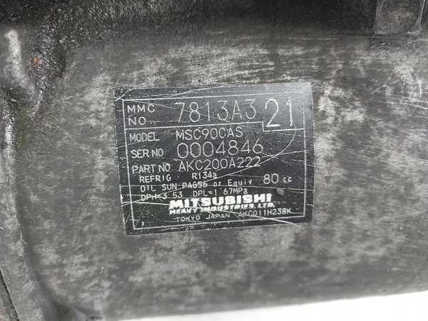Compressore Aria Condizionata 7813A321 Mitsubishi Lancer VIII image 7