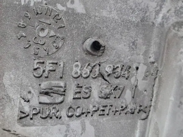 SEAT OE 5F1863934 Schott-Isolationsmatte Gebraucht image 8