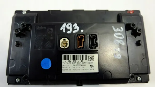 Écran Moniteur PEUGEOT 308 T9 OEM 9811486280 image 7