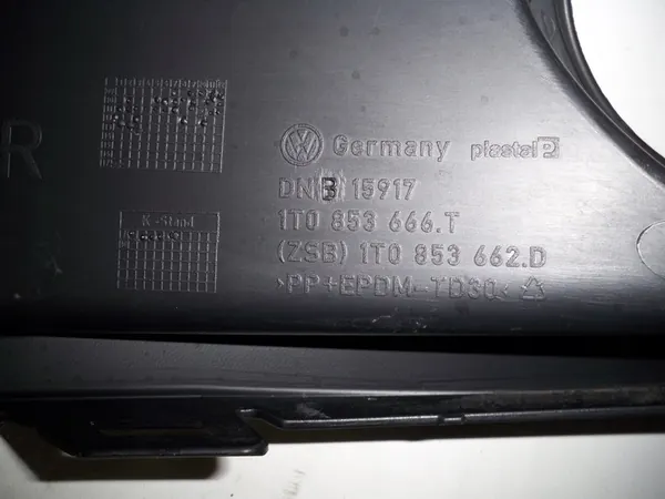 Griglia Paraurti Sinistra VW Touran 1T0853665P image 3