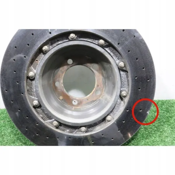 Achter rechter remschijf OEM 9Y0615602E Porsche Cayenne image 3