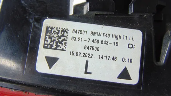 Luz trasera derecha izquierda BMW 1 F40 63217450644-15 63217450643-15 image 8