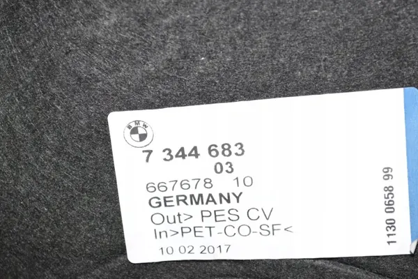 Geluidisolatie OEM 7344683 voor BMW 7 Serie image 5