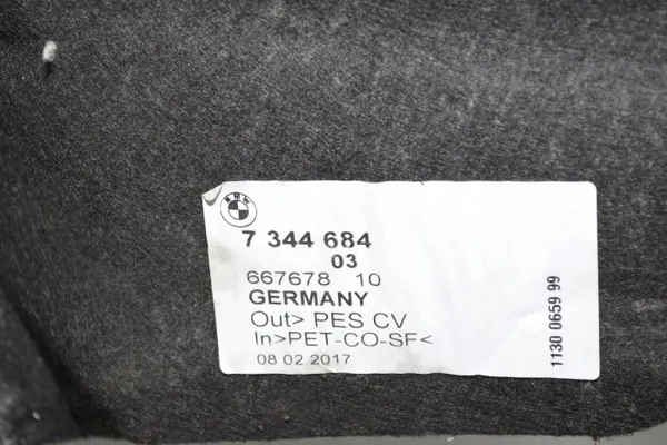 Geluidisolatie OEM 7344683 voor BMW 7 Serie image 6