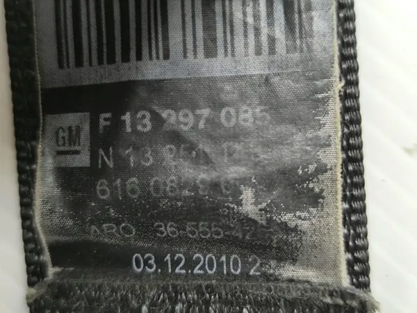 Cinto de segurança dianteiro esquerdo OEM 13297085 image 3