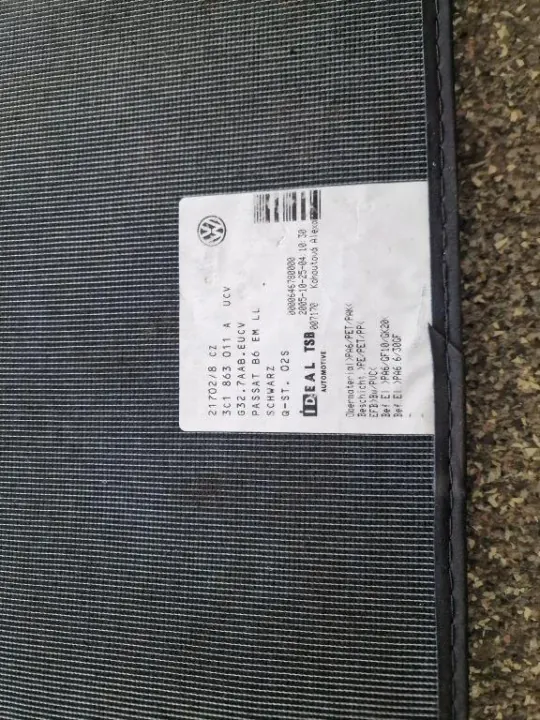 Jeu de tapis VW OEM 3C1863011A pour Passat B7 Alltrack image 4