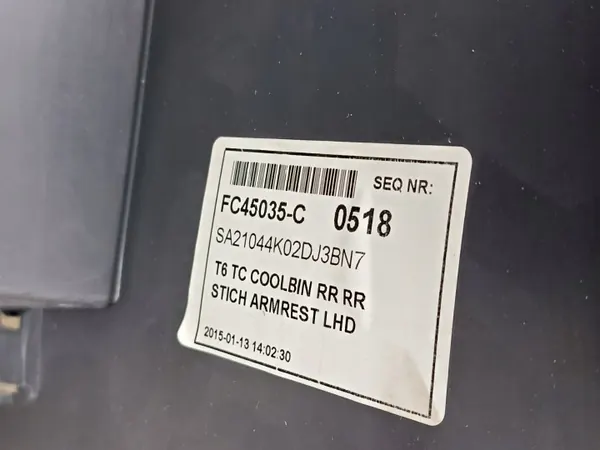 Middenconsole armsteun Ford Ranger 4 OEM AB3921045B54E image 9