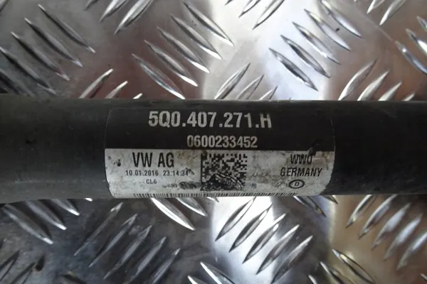 Vänster halvmellanaxel VE GOLF VII LEON III OCTAVIA III 2.0 TDI image 4