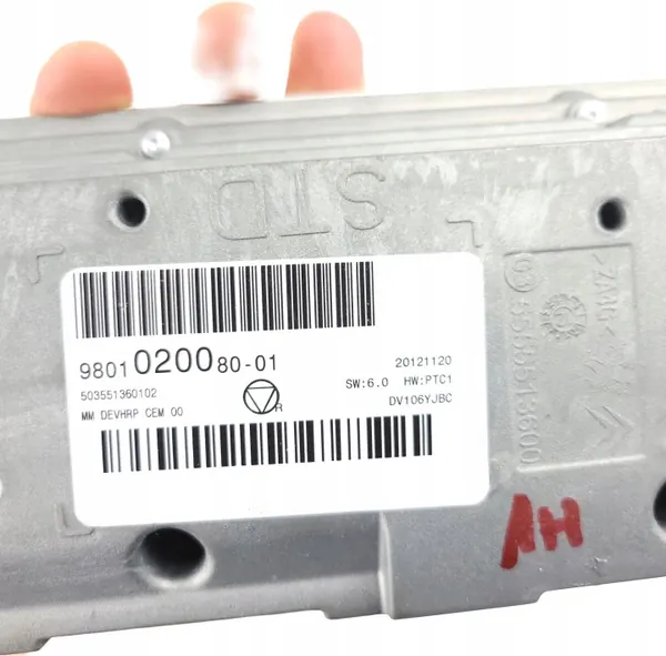 OEM 9801020080 Pantalla Navegación Usada para Citroen C5 image 3