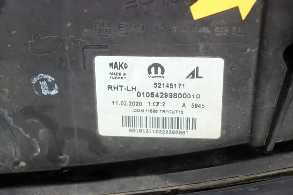 Farol dianteiro esquerdo FIAT TIPO H7 original image 9