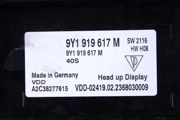 Écran HUD Porsche Cayenne 9Y OEM 9Y1919617M image 6