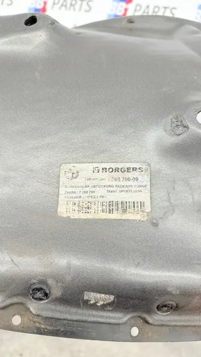 Pasos de Rueda Trasero Derecho BMW F30/F31 OEM 7260700 image 8
