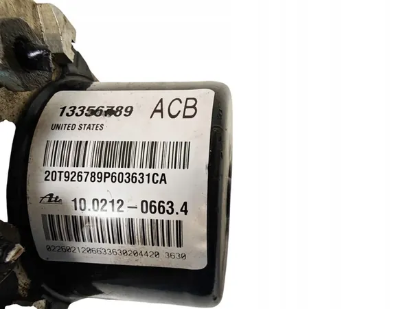 Pompe de frein ABS OPEL ASTRA J IV 13356789 ACB image 2