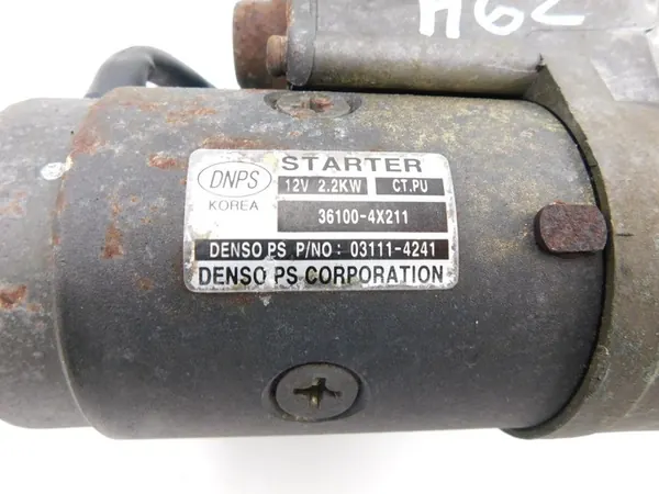 Motor de arranque Hyundai Terracan 2.9 CRDI 2006 image 2