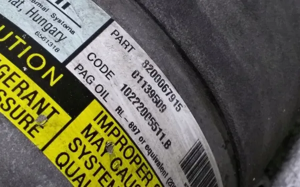 Compressore aria condizionata RENAULT ESPACE IV 2.2L OEM 01139509 image 2