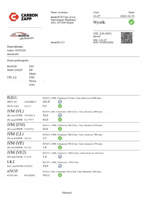 Inyector 0445110327 para Opel Insignia 2.0 CDTI 160CV image 3