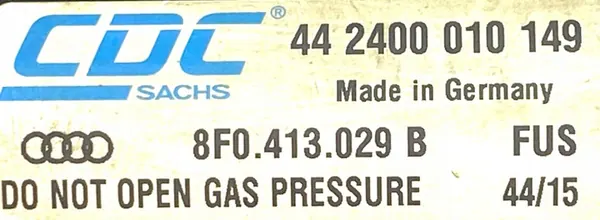 Fram vänster luftstötdämpare AUDI A4 A5 8F0413029B 8K0412383F image 6