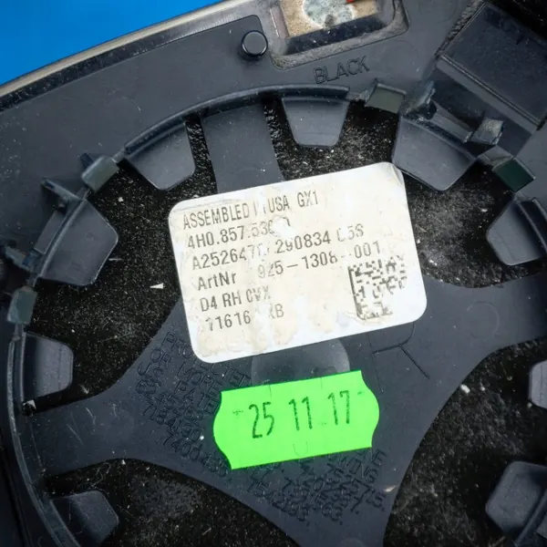 Insert miroir droit OEM 4H0857536D Audi A8 S8 image 4