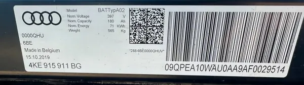 Batterie Audi d'occasion OEM 4KE915911BG pour Q8 e-tron image 6