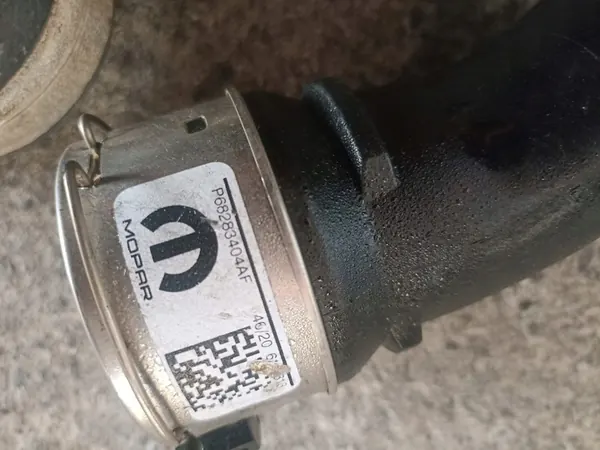 Tuyau Intercooler Jeep Wrangler JL 3.0 CRD OEM 68283404AF image 3