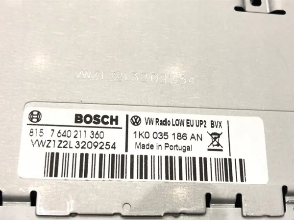 Radio OEM 1K0035186AN para VW Golf VI 2008-2014 image 4