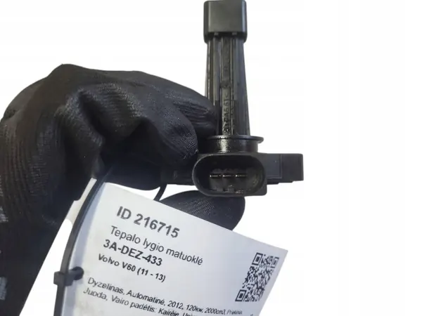 Varilla de aceite usada OEM 9G9N6C624AC para Volvo XC60 image 3