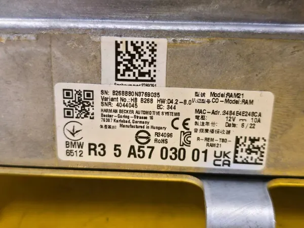 Módulo Amplificador de Audio OEM 5A57030 para BMW image 6
