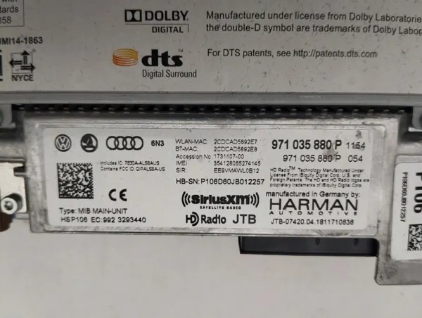Porsche CD-wisselaar OEM 971035880P - Gebruikt image 3