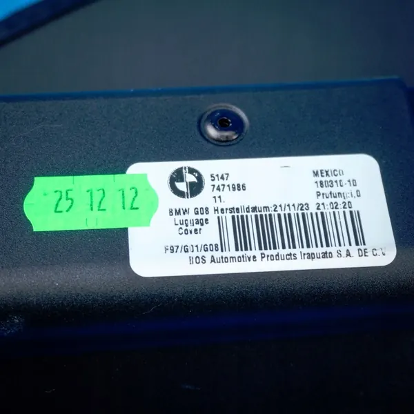 BMW X3 G01 LCI Heckklappen-Rollo OEM 51477471986 image 8