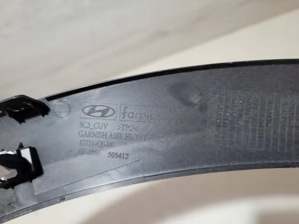 OEM 87711-Q0400 Para-lama dianteiro esquerdo para Hyundai Bayon image 7