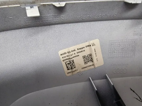OEM 81A857527A 81B949145 Audi Q2 Couvre-rétroviseur gauche image 4