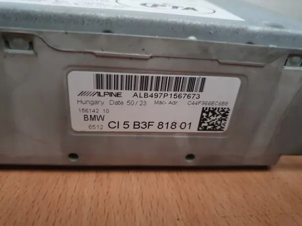 Leitor Rádio Navegação OEM 5B3F818 para BMW 1 F40 F44 image 4