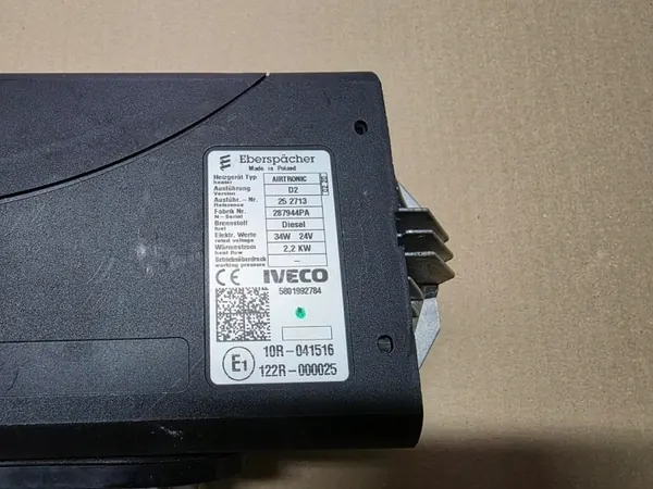 WEBASTO AIRTRONIC IVECO 5801992784 (24) - Usado image 5