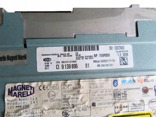 Reproductor CD BMW 9139895 para Serie 3 F30 2011-2018 image 3
