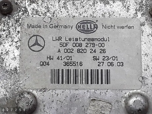 2003 Mercedes E Class ECU a0028202426 image 3